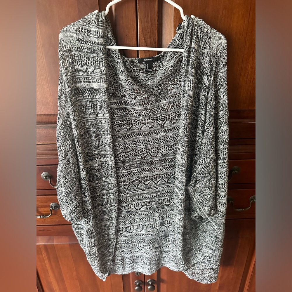 Forever 21 Grey Cardigan